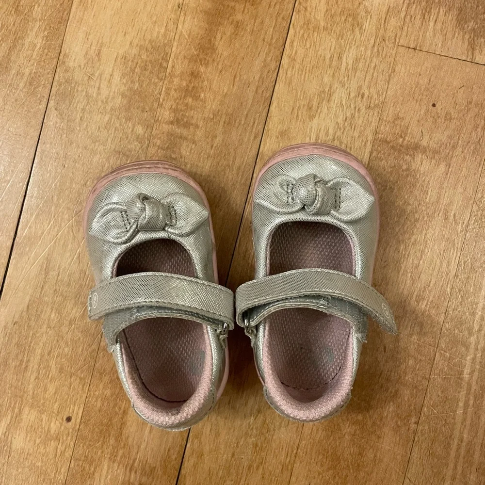 [Stride Rite] Baby Girl’s Infant Lily Mary Jane Flat - Size 3M